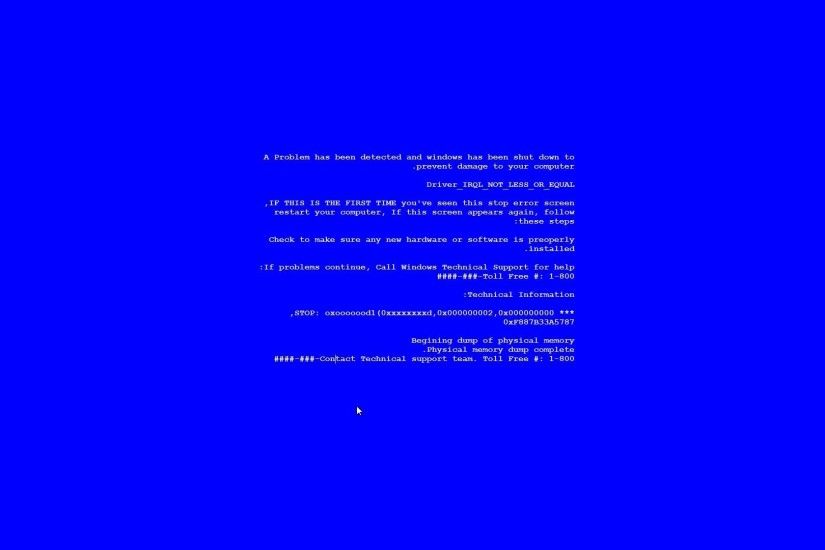 Fake Blue Screen/WeatherWizard Trojan