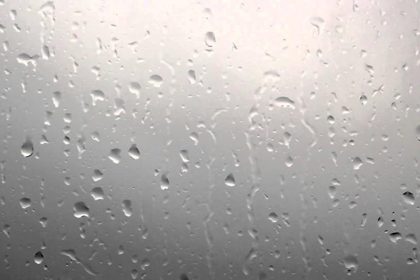 Rainy Window, Raindrops on Window Dark Clouds Background - Free Stock Video  - OrangeHD.com