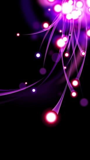 Purple lights Samsung Galaxy S5 Wallpaper