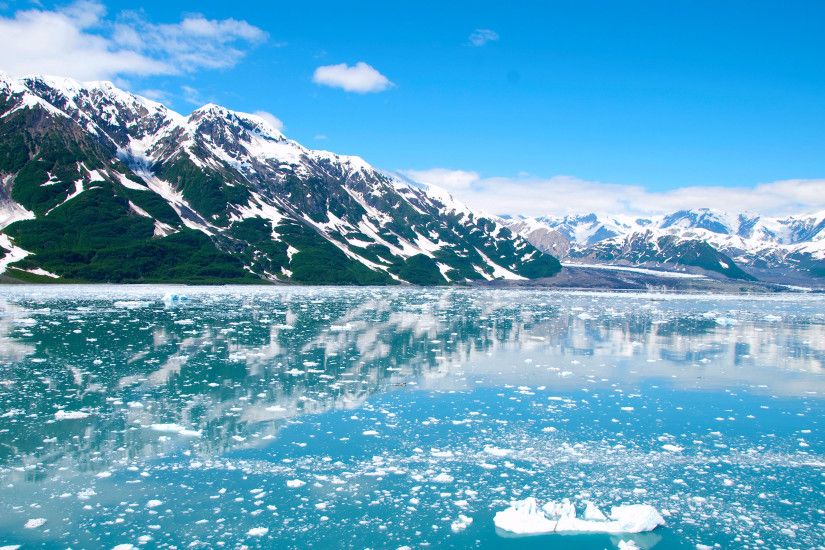 Alaska Snow Mountains HD Widescreen Wallpaper