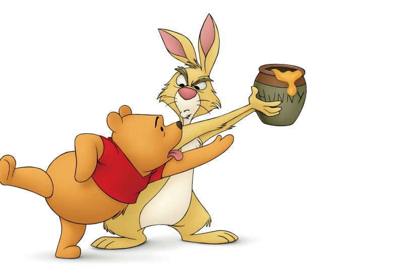 Rabbit and Winnie the Pooh wallpaper - Click picture for high resolution HD  wallpaper