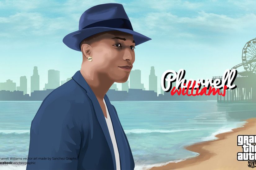 Pharrell Williams Vector by SanchezGraphic Pharrell Williams Vector by  SanchezGraphic