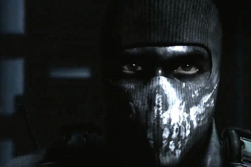 Cod Ghost Face 1920x1080 wallpaper