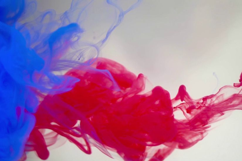 Red and white and blue ink in water abstract background texture slow motion  Stock Video Footage - VideoBlocks