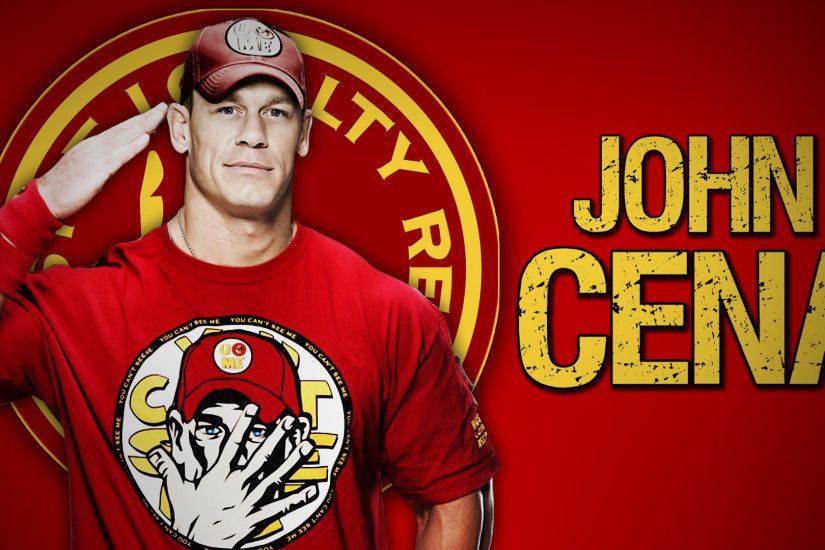 John Cena Red Tshirt Wallpaper