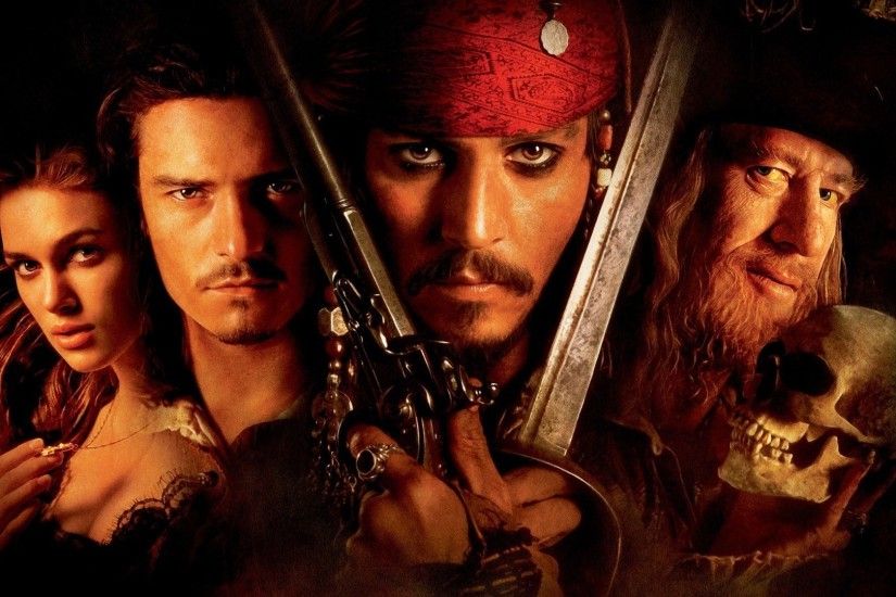 Movie - Pirates Of The Caribbean: The Curse Of The Black Pearl Johnny Depp  Jack