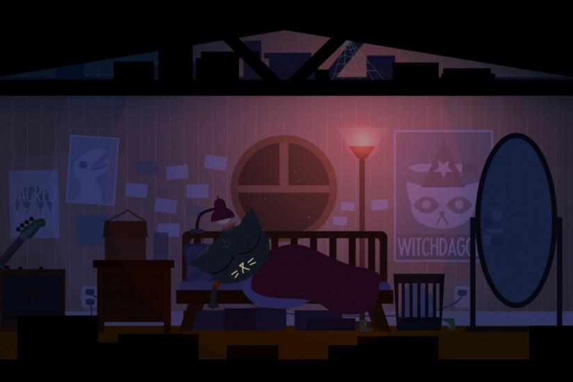 A collection of uncompressed screenshots from Night in The Woods