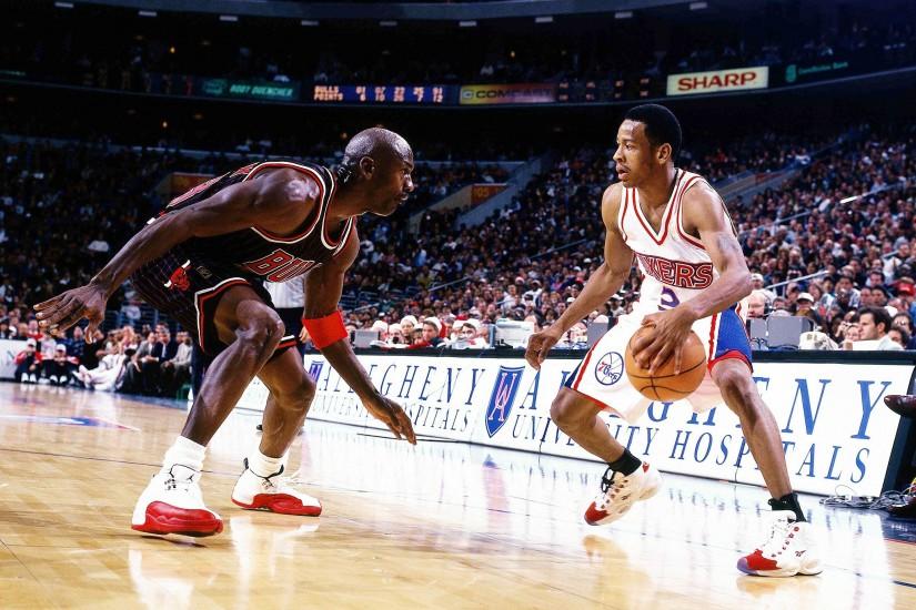 Michael Jordan, NBA, Basketball, Allen Iverson Wallpaper HD
