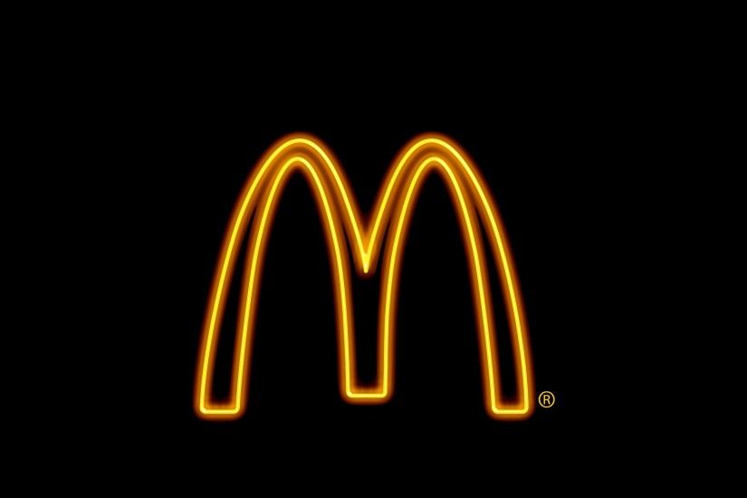3840x2160 Wallpaper mcdonalds, logo, fast food chain
