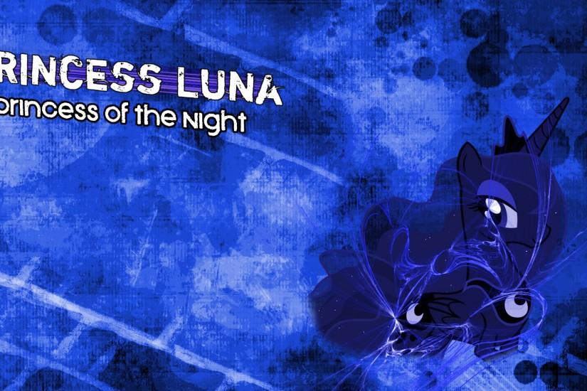 Princess Luna Wallpaper [Grunge] by = Clockwork65
