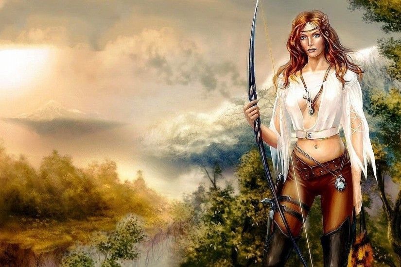 1920x1080 fantasy women warrior Wallpaper Backgrounds