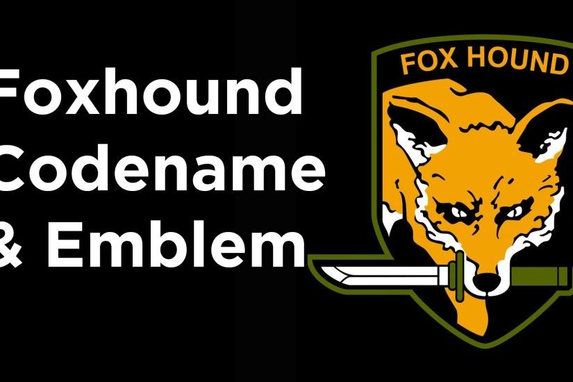 Metal Gear Solid V - Getting Foxhound Codename & Emblem easy way - YouTube