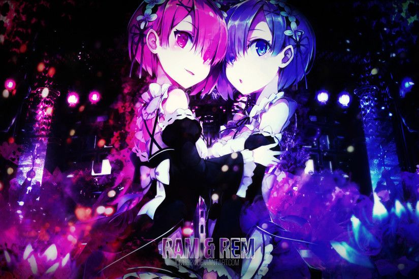 Re Zero Wallpaper Rem And Ram 2017 is high definition wallpaper. You can  make this wallpaper for your Desktop Background, Android or iPhone plus