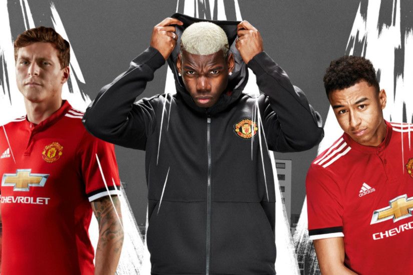 1920x1080 Manchester United home kit 2017-18