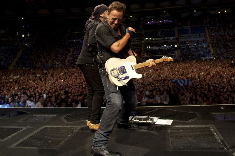 Singer, The Boss, Bruce Springsteen, Guitar, Concert, Bruce Springsteen  Guitar Concert