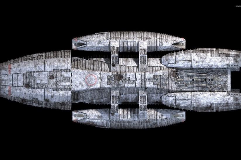 Battlestar Galactica spaceship [2] wallpaper 1920x1200 jpg