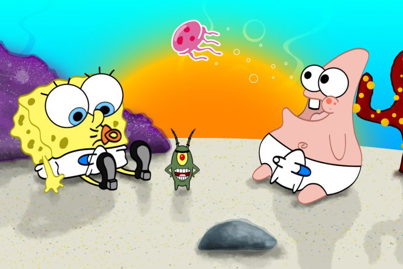 spongebob free desktop wallpaper downloads
