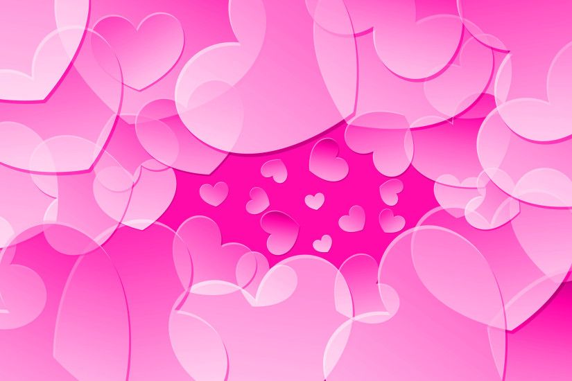 Pink hearts Wallpaper #9181