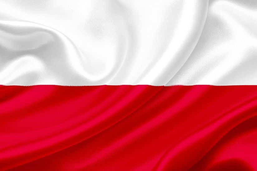 Download 4k wallpapers Poland flag Poland, silk fabric Polish flag for  desktop with resolution 3840x2160. High Quality HD 4k images wallpapers