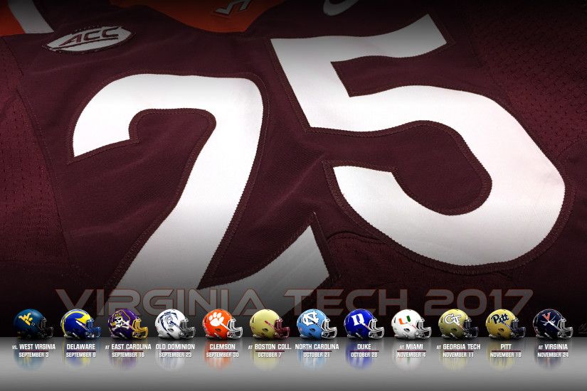 2017 Virginia Tech Football Desktop Wallpapers