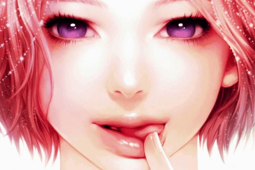 Anime Korean Girl Cute Wallpapers HD Android