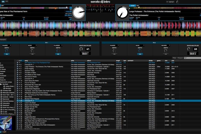 Serato Intro is included with the TM4 - only two decks!
