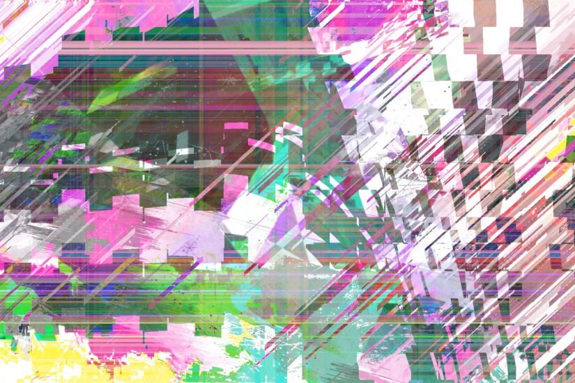 glitch Art, Abstract, LSD Wallpaper HD