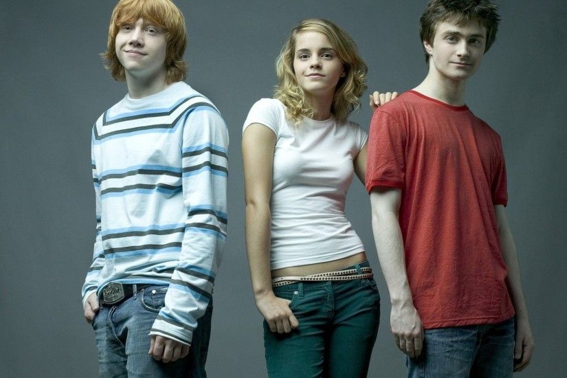 Rupert Grint Emma Watson And Daniel Radcliffe