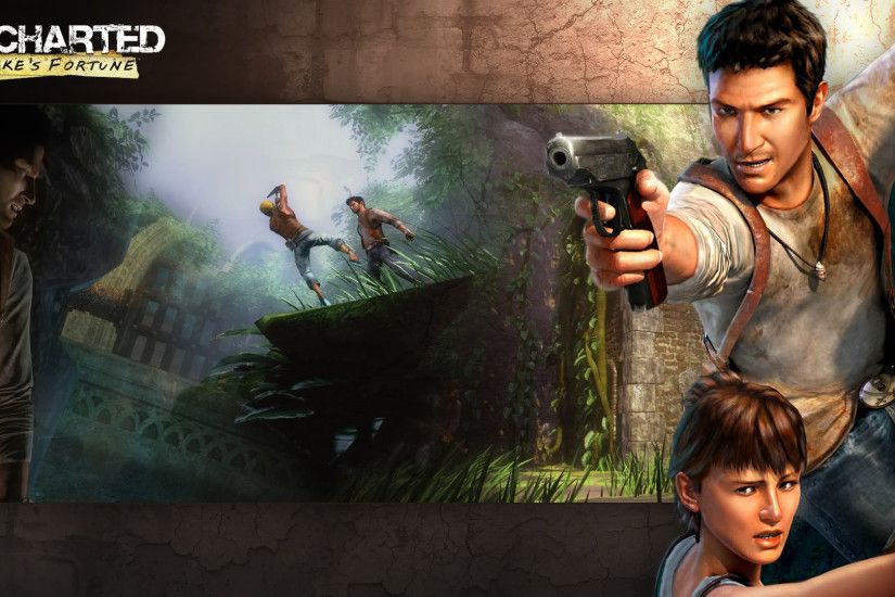 Uncharted 1 Cover. Uncharted 3: Drake's Deception Gameplay Wallpaper