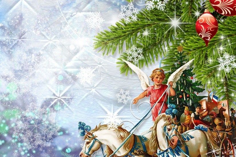 Christmas Angels Wallpaper | Sky HD Wallpaper