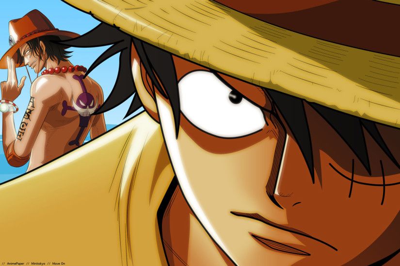 One Piece Monkey D. Luffy, Portgas D. Ace