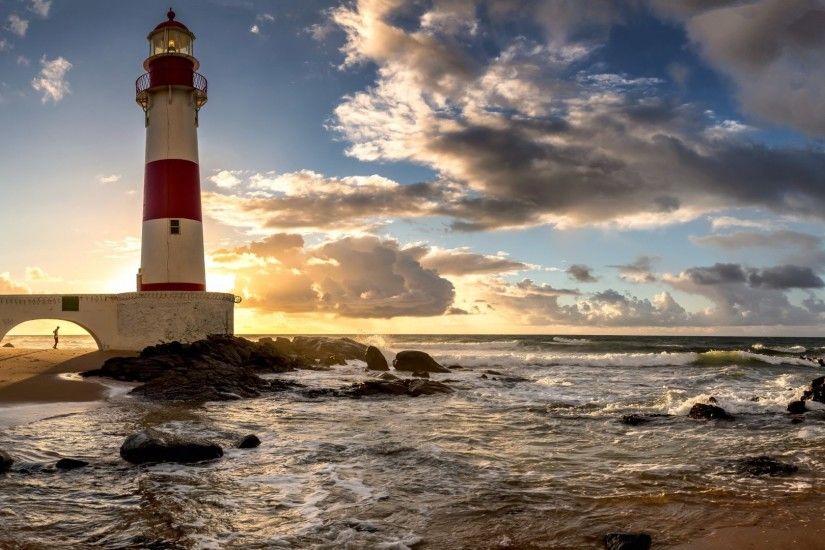 Salvador Tag - Lighthouses Sky Nature Bahia Salvador Scenery Ocean Clouds  Brazil Top Hd Wallpapers for