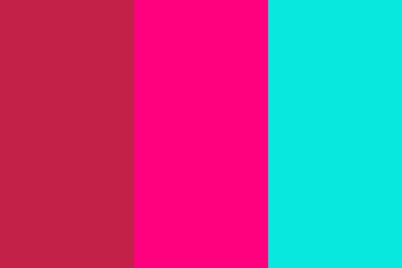 bright-maroon-bright-pink-bright-turquoise-three-color-