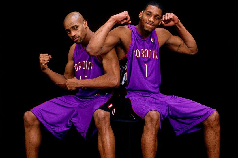 Tracy McGrady and Vince Carter back in the day.