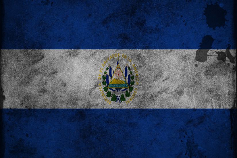 Bandera del Salvador grunge by Dexillum Bandera del Salvador grunge by  Dexillum