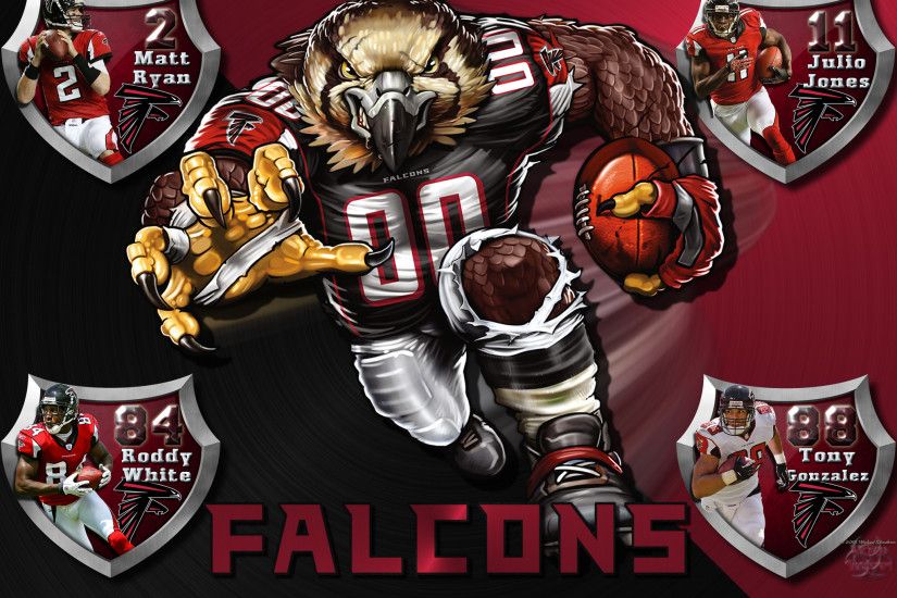 Atlanta Falcons Logo Wallpaper | IPhone / iPod Touch | Ipad | Android  Universal | Tablet