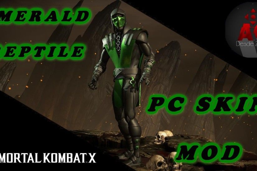 Mortal Kombat X (PC) Reptile "EMERALD" skin MOD