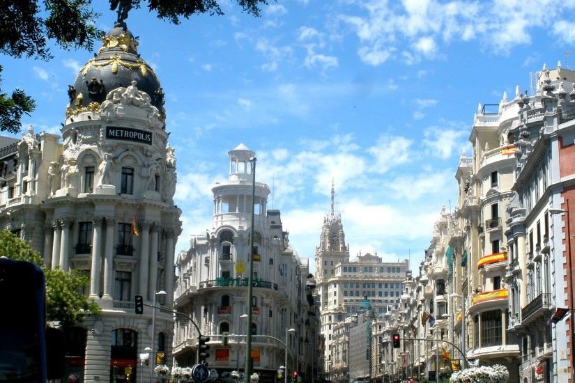 Man Made - Madrid Spain Building City Wallpaper