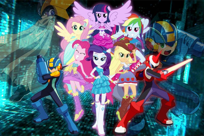 ... Megaman Nt Warrior X MLP Equestria Girls by Infantry00