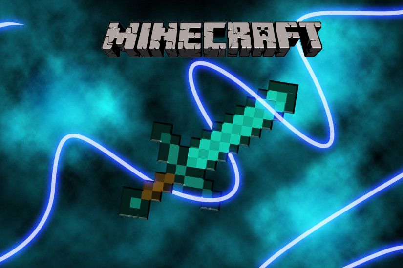 Video Game - Minecraft Sword Video Game Wallpaper