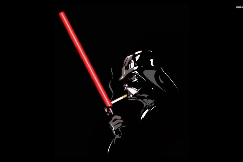 Darth Vader and his lightsaber wallpaper - Digital Art wallpapers - #
