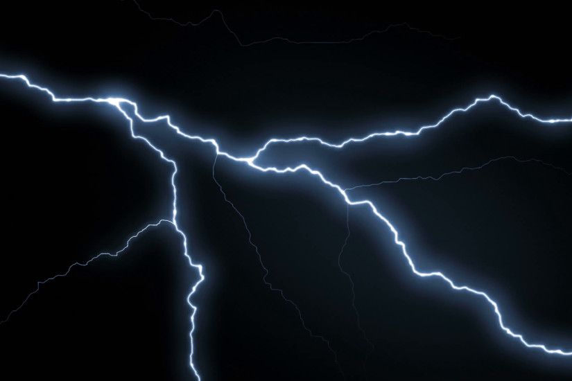 Lightning strikes over black background REALISTIC Motion Background -  VideoBlocks