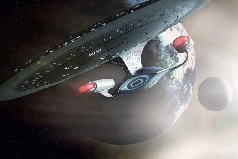 The Galaxy class USS Enterprise NCC 1701 D from the Star Trek Th Next  Generation.
