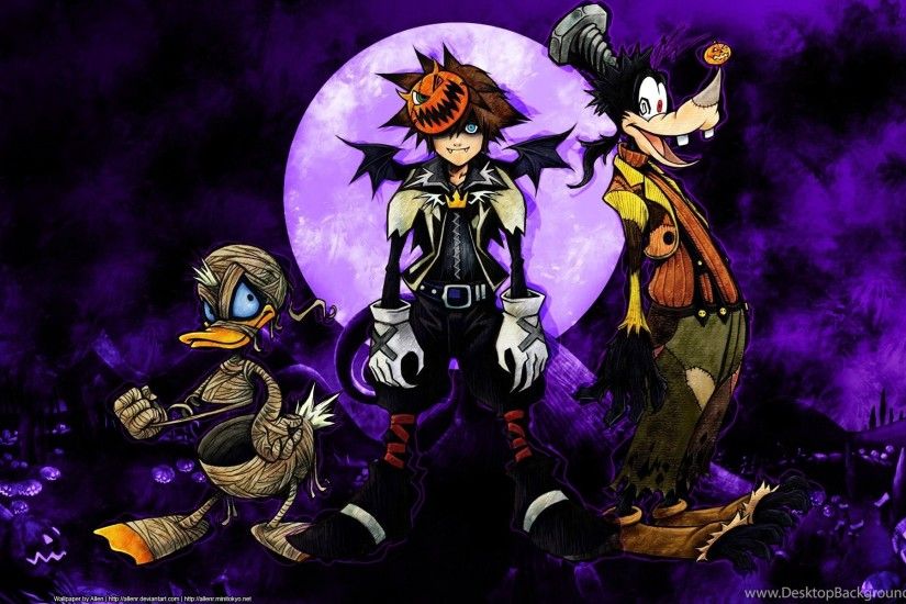 Kingdom Hearts Disney Halloween Wallpapers