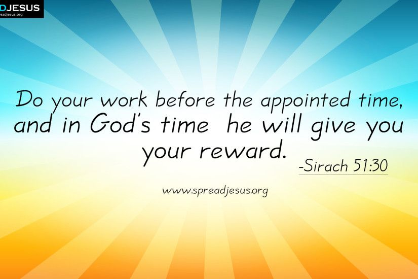 Bible Quotes HD-Wallpaper Sirach 51:30 Download