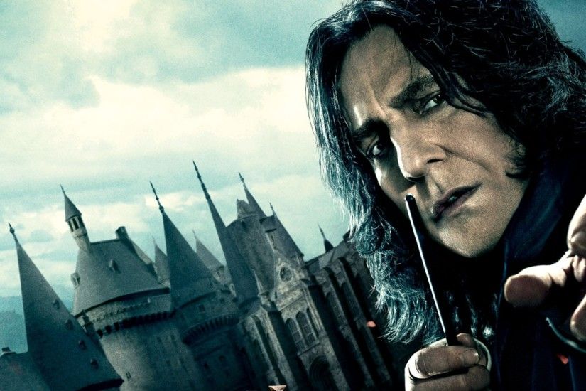2560x1080 Wallpaper harry potter and the deathly hallows, severus snape,  alan rickman