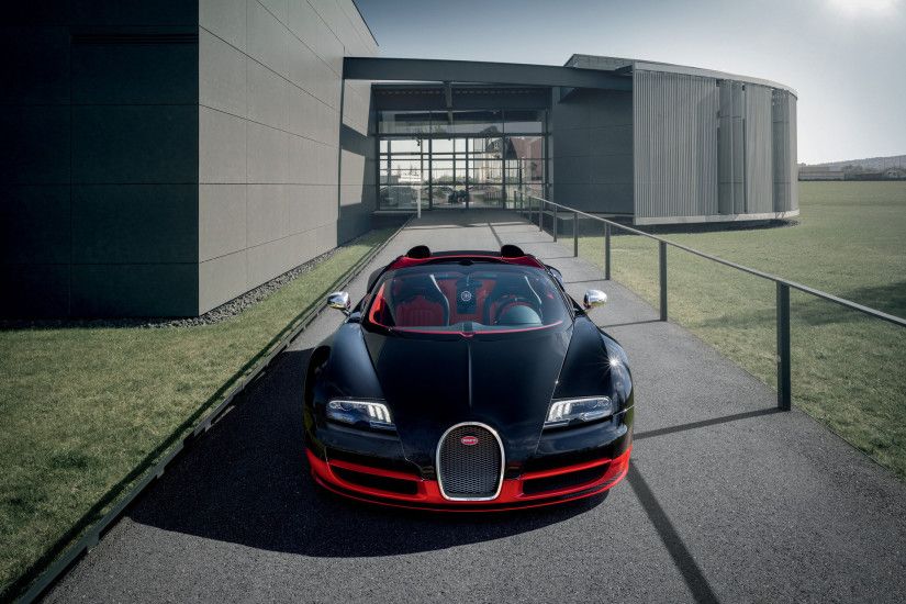 2012 Bugatti Veyron Grand Sport Vitesse Black and Red - conceptcarz.com