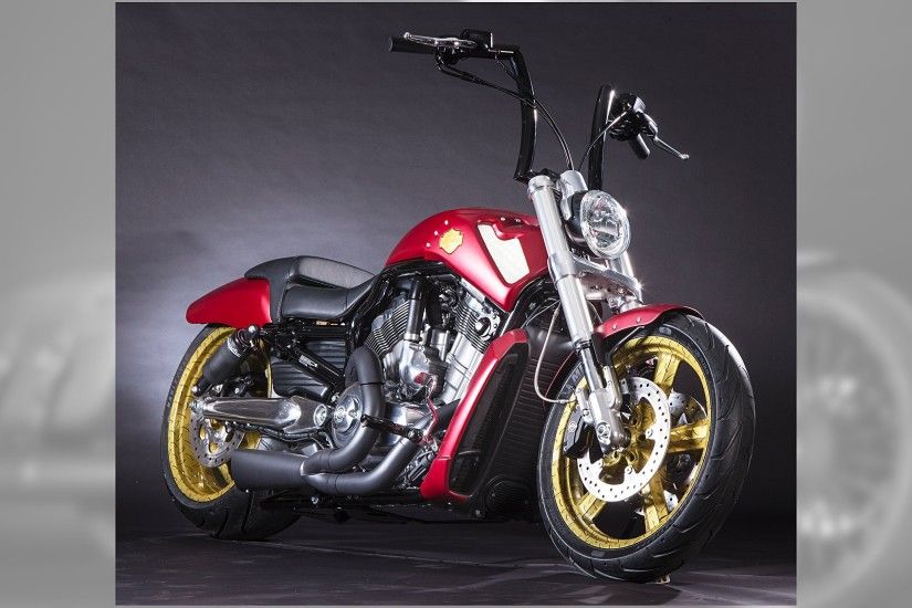 These Custom Built, Marvel Superhero Themed Harley