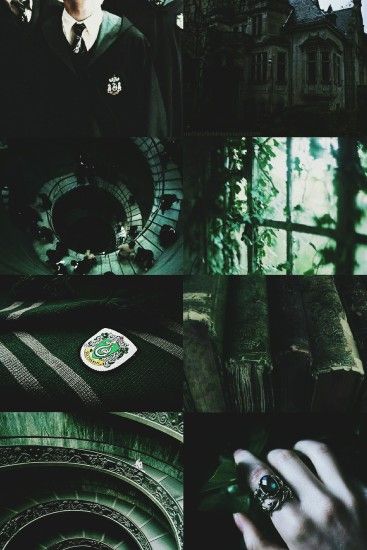 Slytherin House Pride Aesthetic/Moodboard