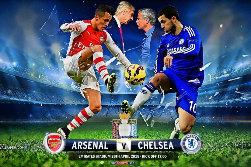 Arsenal FC vs Chelsea FC 2015 Barclays Premier League HD Wallpaper .